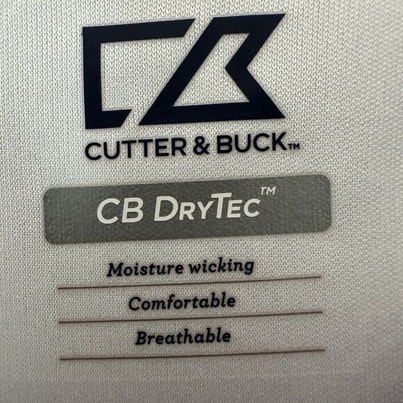 Cutter & Buck Polo Shirt Men 2XL Purple Striped Short Sleeve DryTec Casual Adult - Picture 2 of 8